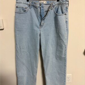 Abercrombie & Fitch Light Blue High Rise Women Jeans